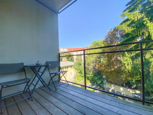 Balcony/terrace, Blackhome Graz I contactless check-in in Sankt Leonhard Balcony/terrace, Blackhome Graz I contactless check-in in Sankt Leonhard