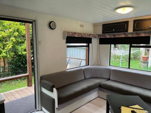 Mobilheim am Wald in แบร์นาว ไบ เบอร์ลิน Mobilheim am Wald in แบร์นาว ไบ เบอร์ลิน