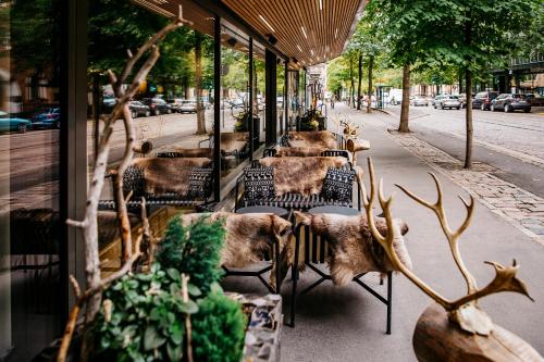balkon/terras, Lapland Hotels Bulevardi near Helsinki Central Railway Station balkon/terras, Lapland Hotels Bulevardi near Helsinki Central Railway Station