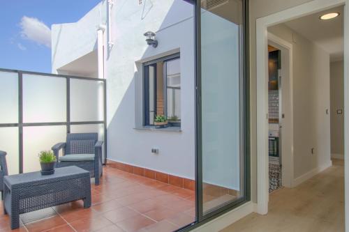 Erkély/terasz, La Plaza-Atico in Villafranca De Los Barros Erkély/terasz, La Plaza-Atico in Villafranca De Los Barros