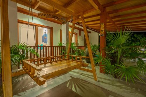 Balcony/terrace, ITHAA DHIGURAH in South Ari Atoll Balcony/terrace, ITHAA DHIGURAH in South Ari Atoll