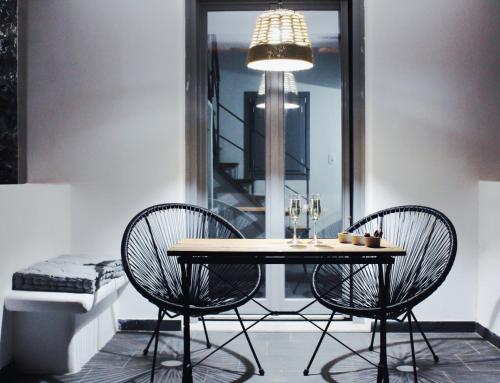 Erkély/terasz, Aeron Suites in Exo Gonia Erkély/terasz, Aeron Suites in Exo Gonia