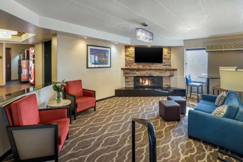 Előcsarnok, Comfort Inn Grand Rapids Airport in Grand Rapids (Michigan) Előcsarnok, Comfort Inn Grand Rapids Airport in Grand Rapids (Michigan)