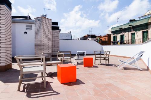 Balcony/terrace, Feelathome Plaza Apartments in Sants-Montjuïc Balcony/terrace, Feelathome Plaza Apartments in Sants-Montjuïc