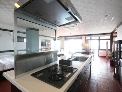 Kitchen, Haruhoo Resort ISHIGAKI in Miyara Kitchen, Haruhoo Resort ISHIGAKI in Miyara