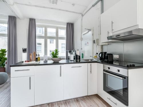 Kitchen, Apartments Berlin Neue Straße in Tempelhof Kitchen, Apartments Berlin Neue Straße in Tempelhof