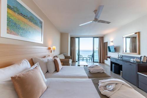 Uitzicht, The Preluna Hotel in Sliema Uitzicht, The Preluna Hotel in Sliema