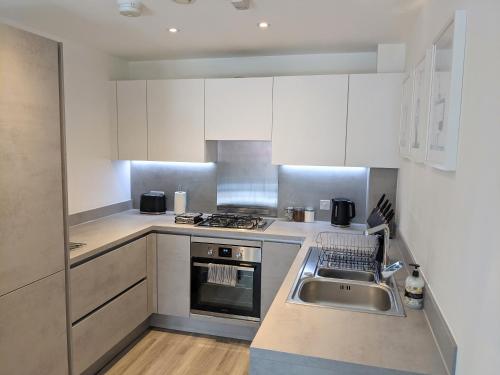 Konyha, Suffield Lodge by Wycombe Apartments in Abbey Konyha, Suffield Lodge by Wycombe Apartments in Abbey