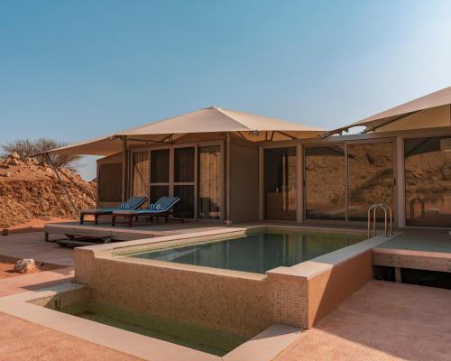 Swimming pool, Moon Retreat by Sharjah Collection in Umm Al Quwain Swimming pool, Moon Retreat by Sharjah Collection in Umm Al Quwain