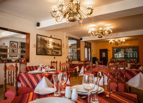 Restaurant, Hotel Hacienda Plaza de Armas in Puno Restaurant, Hotel Hacienda Plaza de Armas in Puno