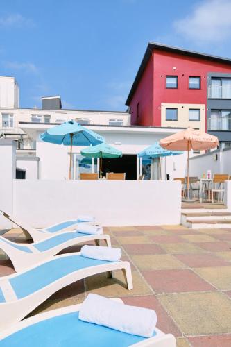 balkon/terras, The Kilbirnie Hotel in Newquay balkon/terras, The Kilbirnie Hotel in Newquay