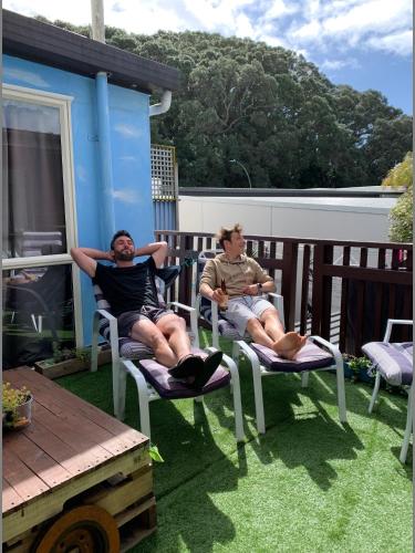 Balcony/terrace, Mount Backpackers in Tauranga Balcony/terrace, Mount Backpackers in Tauranga