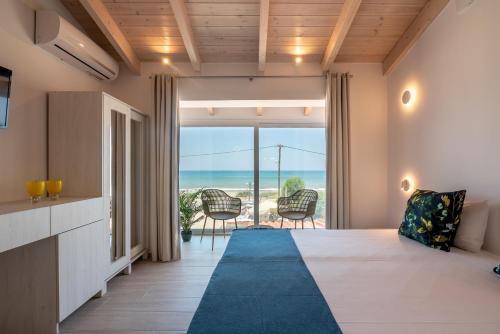 شرفة/ تراس, Gt Beach Hotel in بلاتانياس شرفة/ تراس, Gt Beach Hotel in بلاتانياس