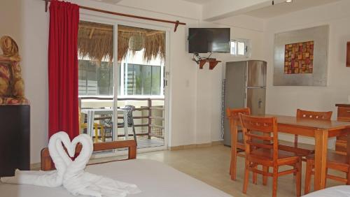 Létesítmények, El Fuerte Beach Apartments in Mahahual Létesítmények, El Fuerte Beach Apartments in Mahahual