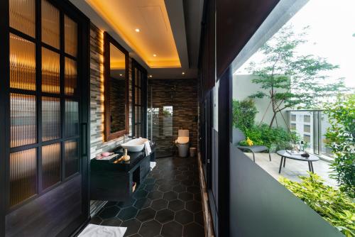 Balcony/terrace, Norway Forest Motel - Wen Chuang Branch in South District Balcony/terrace, Norway Forest Motel - Wen Chuang Branch in South District