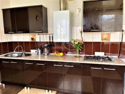 Kitchen, Guest House Vinograd in Anapa Kitchen, Guest House Vinograd in Anapa