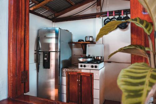 Konyha, Hostal Los Chamos in San Juan Del Sur Konyha, Hostal Los Chamos in San Juan Del Sur