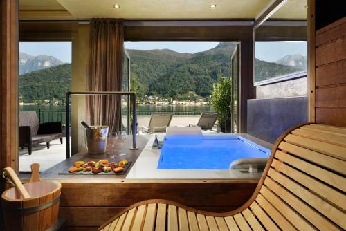 Balcony/terrace, Swiss Diamond Hotel in Lugano Balcony/terrace, Swiss Diamond Hotel in Lugano