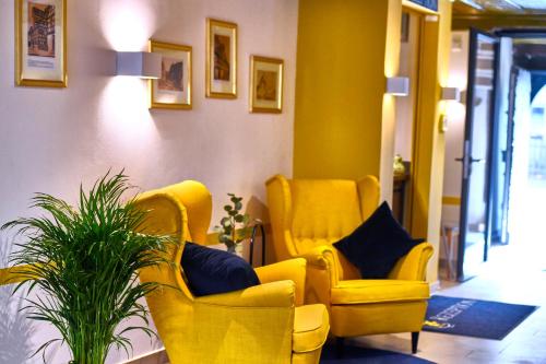 Lobby, Landhotel Gelber Lowe in Ammerndorf Lobby, Landhotel Gelber Lowe in Ammerndorf