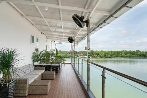 Balcony/terrace, Hotel Le-Shore in Kuala Selangor Balcony/terrace, Hotel Le-Shore in Kuala Selangor