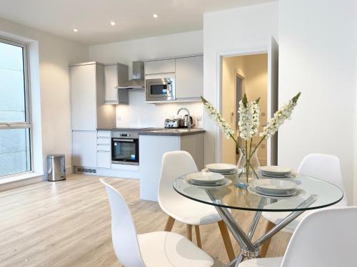 keuken, Fleets Height Apartment Ten in Fleet Central keuken, Fleets Height Apartment Ten in Fleet Central