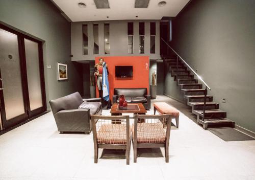 Lobby, Hotel Carlos V in Tucuman Lobby, Hotel Carlos V in Tucuman
