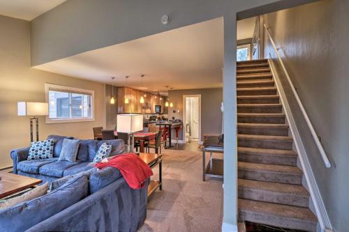 Deck and Spa Access Modern Breckenridge Condo! in Four O'Clock Deck and Spa Access Modern Breckenridge Condo! in Four O'Clock