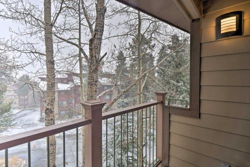Deck and Spa Access Modern Breckenridge Condo! in Four O'Clock Deck and Spa Access Modern Breckenridge Condo! in Four O'Clock