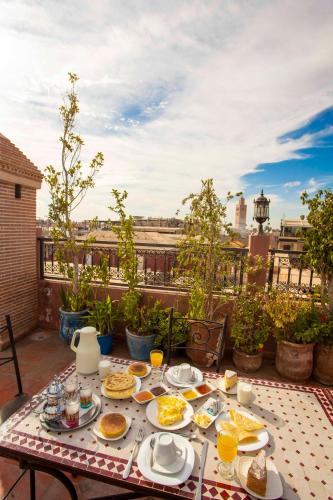 Balcony/terrace, Riad Aymane in Marrakech Balcony/terrace, Riad Aymane in Marrakech