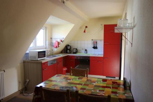 ห้องครัว, Ferienwohnung Lahann in ซาลเฟลด์/ซาเลอ ห้องครัว, Ferienwohnung Lahann in ซาลเฟลด์/ซาเลอ