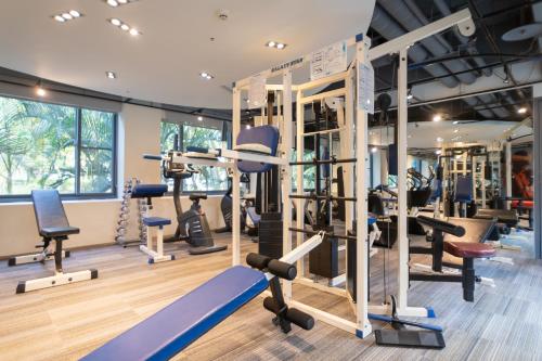 Fitness center, 柳營尖山埤 Liuying Jianshanpi Resort in Dongshan District Fitness center, 柳營尖山埤 Liuying Jianshanpi Resort in Dongshan District