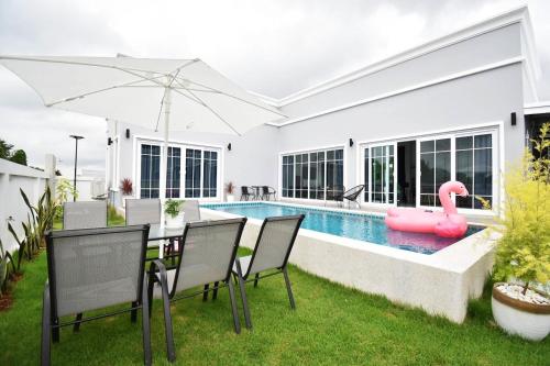 차암 골프의 빌라 (170m², 침실 3개, 프라이빗 욕실 2개) (A Day-Away Pool Villa , Huahin Cha-am) in 차암 골프 차암 골프의 빌라 (170m², 침실 3개, 프라이빗 욕실 2개) (A Day-Away Pool Villa , Huahin Cha-am) in 차암 골프