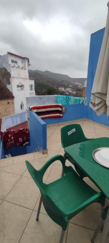 Balcony/terrace, Casa Lotfi in Chefchaouen Balcony/terrace, Casa Lotfi in Chefchaouen