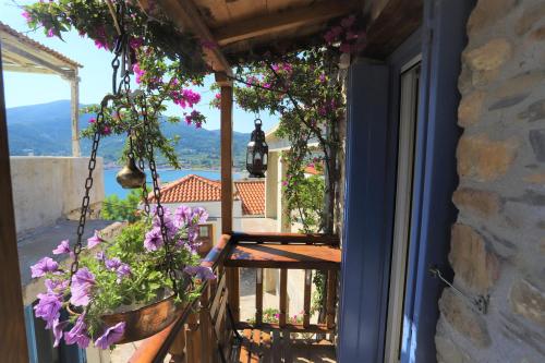 Balkon/teras, Villea Seaview Apartments in Skopelos Balkon/teras, Villea Seaview Apartments in Skopelos