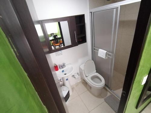 Bathroom, Apartamento Parque del Cafe in Montenegro Bathroom, Apartamento Parque del Cafe in Montenegro