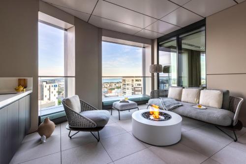 balkon/terras, Cordis, Auckland by Langham Hospitality Group in Auckland balkon/terras, Cordis, Auckland by Langham Hospitality Group in Auckland