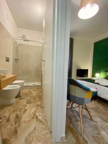 Ванна кімната, B&B mò•sì (B&B mo•si) in Понзано Романо Ванна кімната, B&B mò•sì (B&B mo•si) in Понзано Романо