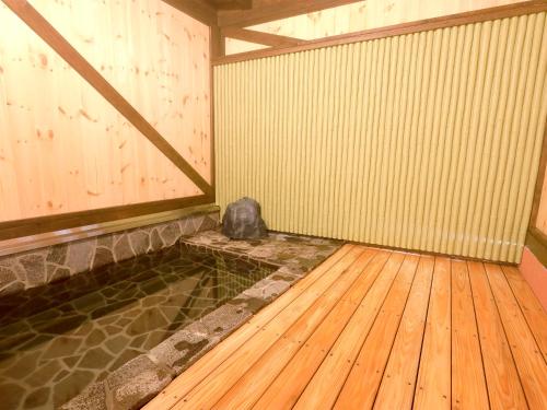 Open air bath, Apprising hotels GranJam Tsugaike in Otari Open air bath, Apprising hotels GranJam Tsugaike in Otari