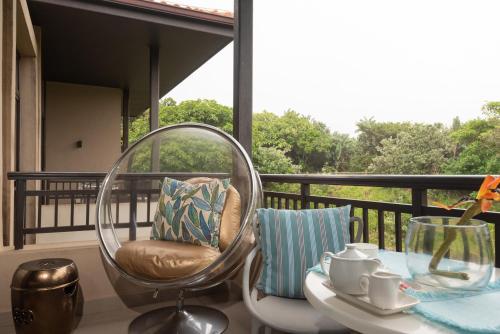 Balcony/terrace, Zimbali Suites 304 in Ballito Balcony/terrace, Zimbali Suites 304 in Ballito