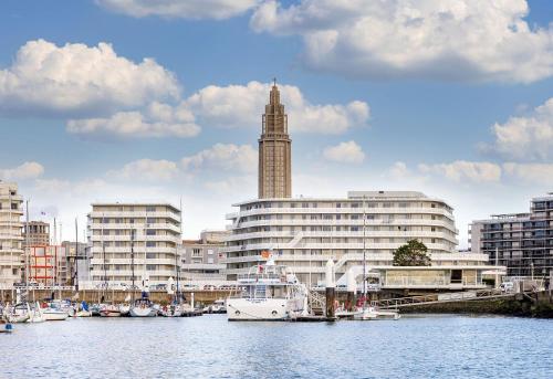 Vista exterior, Hilton Garden Inn Le Havre Centre in Le Havre City Center Vista exterior, Hilton Garden Inn Le Havre Centre in Le Havre City Center