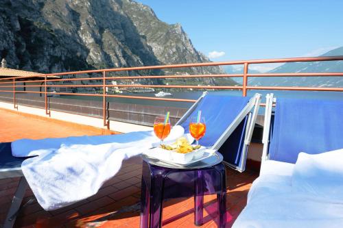 Balkon/teras, Hotel Sole - Limone in Limone sul Garda Balkon/teras, Hotel Sole - Limone in Limone sul Garda