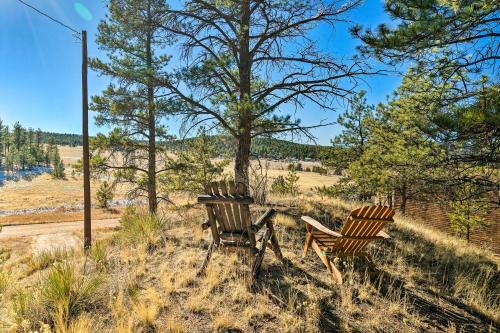 Classic Colorado Log Home with Mountain Views! in Florissant (CO) Classic Colorado Log Home with Mountain Views! in Florissant (CO)