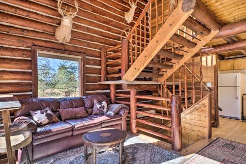 Classic Colorado Log Home with Mountain Views! in Florissant (CO) Classic Colorado Log Home with Mountain Views! in Florissant (CO)