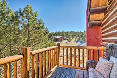 Classic Colorado Log Home with Mountain Views! in Florissant (CO) Classic Colorado Log Home with Mountain Views! in Florissant (CO)