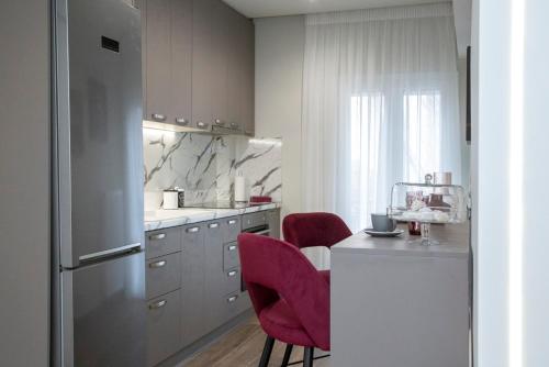 Kitchen, Deka luxury apartment in Agioi Anargyroi Kitchen, Deka luxury apartment in Agioi Anargyroi