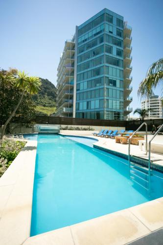 Swimming pool, Beaumont Apartments in Tauranga Swimming pool, Beaumont Apartments in Tauranga