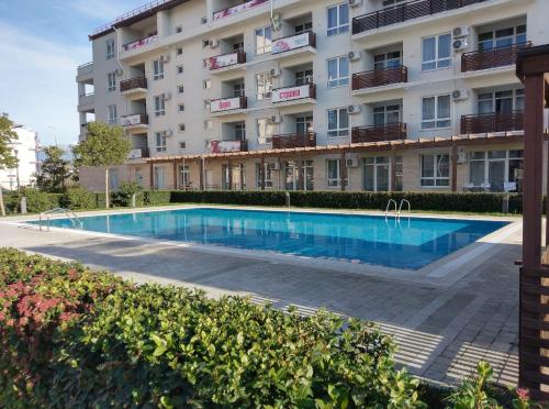 Swimming pool, Happy Place apartments Navy in Adler Swimming pool, Happy Place apartments Navy in Adler