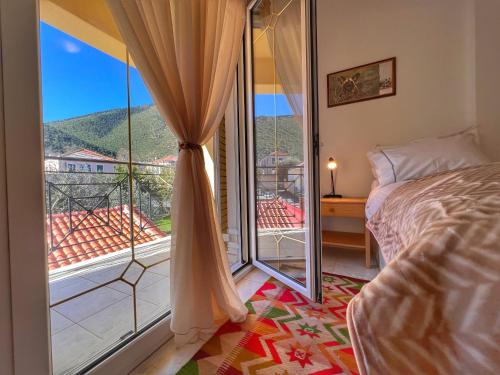 ระเบียง/ชานเรือน, "Mykines" Apartment of Levidi Arcadian Apartments in เลวิดี ระเบียง/ชานเรือน, "Mykines" Apartment of Levidi Arcadian Apartments in เลวิดี