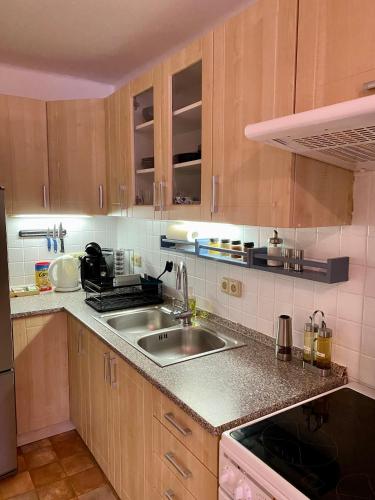 Konyha, Apartmán pod lesem (Apartman pod lesem) in Svoboda Nad Upou Konyha, Apartmán pod lesem (Apartman pod lesem) in Svoboda Nad Upou