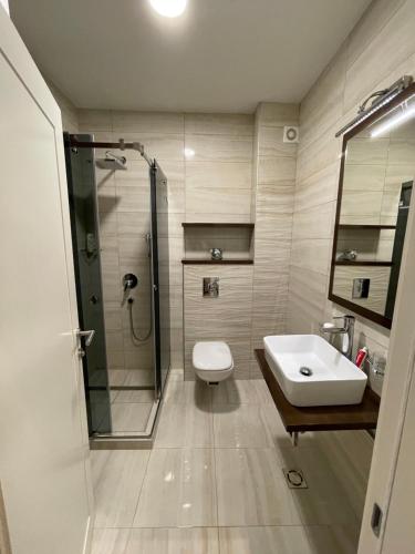 ห้องน้ำ, Apartman Zlatibor Square in เยเซโร ห้องน้ำ, Apartman Zlatibor Square in เยเซโร